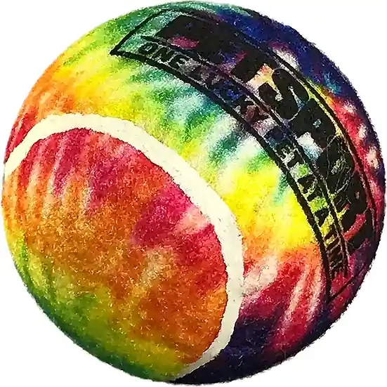 Pet Sport Tie Dye Squeak Ball 2.5" 3-Pack Dog Toy