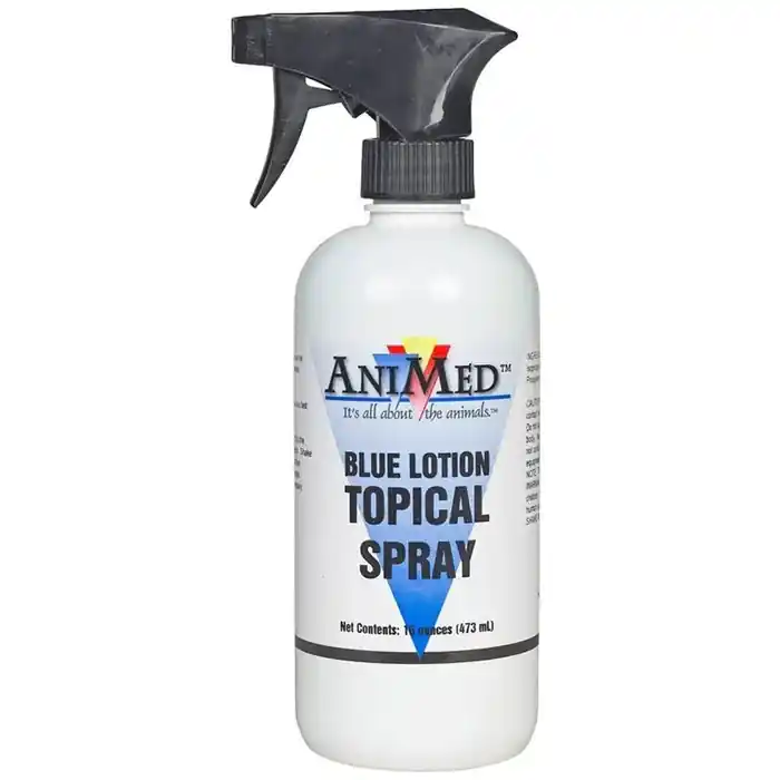 AniMed Blue Lotion Topical Antiseptic Spray 16oz
