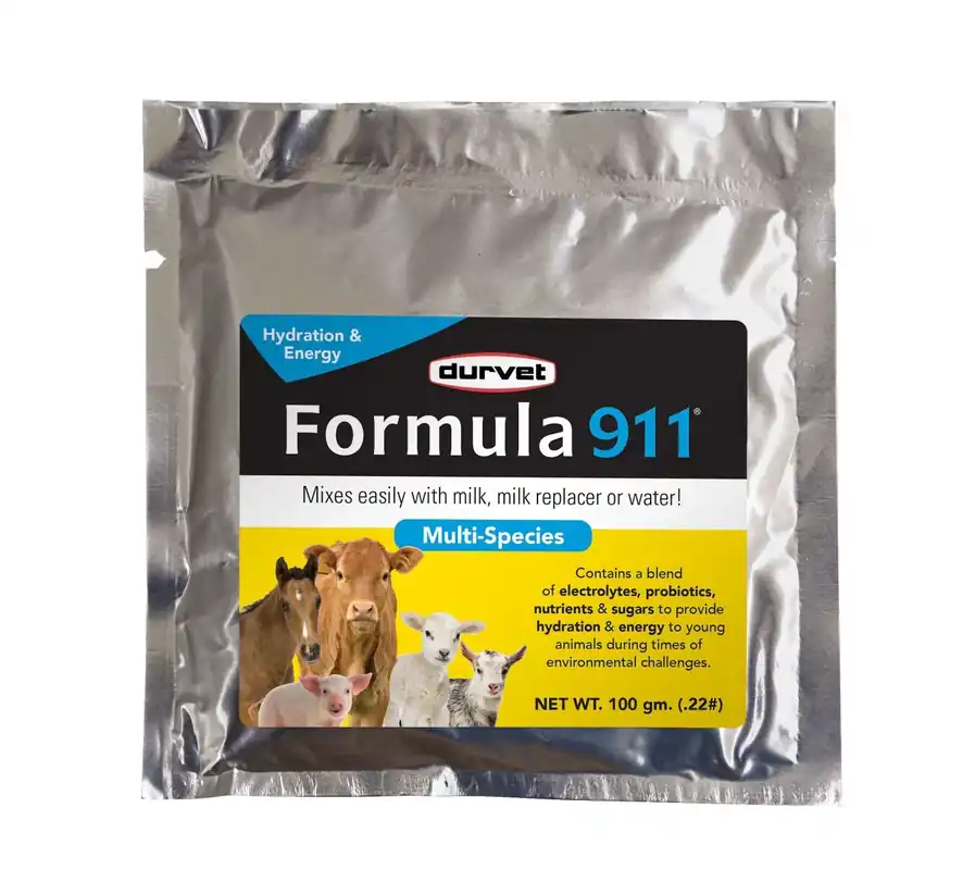 Durvet Formula 911 Multi-Species for Hydration and Energy, 100gm
