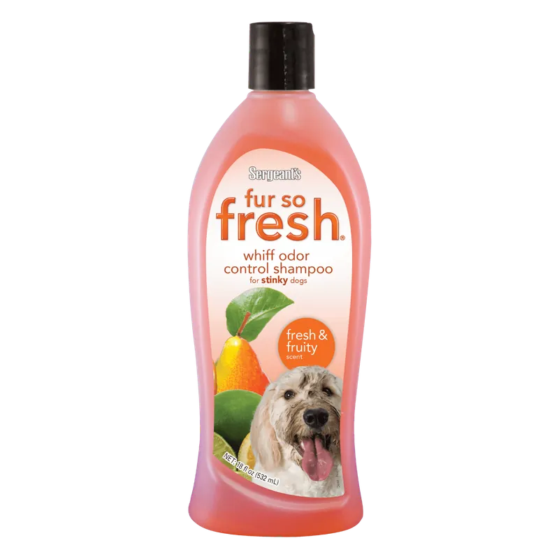 Sergeant’s® Fur So Fresh® Whiff Odor Shampoo for Stinky Dogs, Fresh & Fruity Scent
