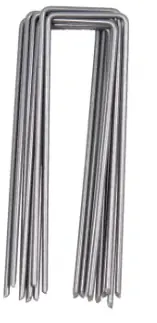Gardien 4 In. X 1.5 In. Steel Landscape Staples- 75 Pack