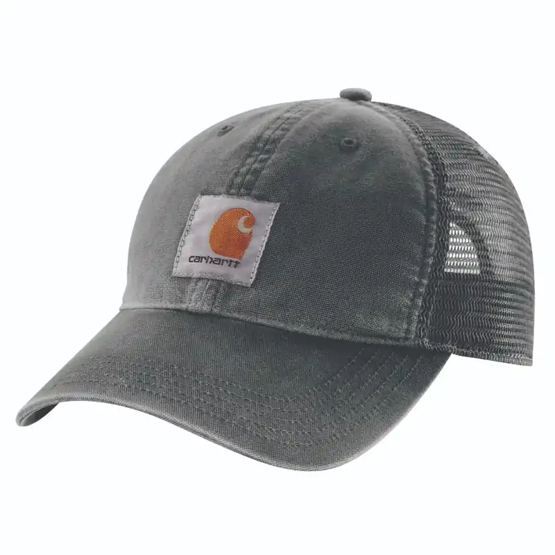 Carhartt Canvas Mesh-Back Cap - Gravel