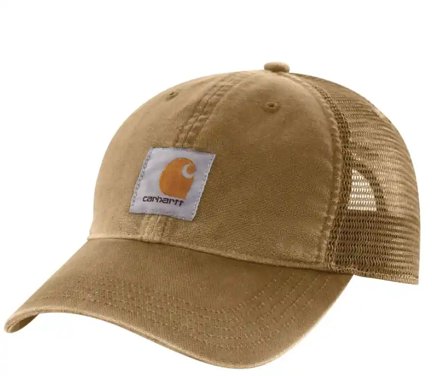 Carhartt Canvas Mesh-Back Cap - Dark Khaki