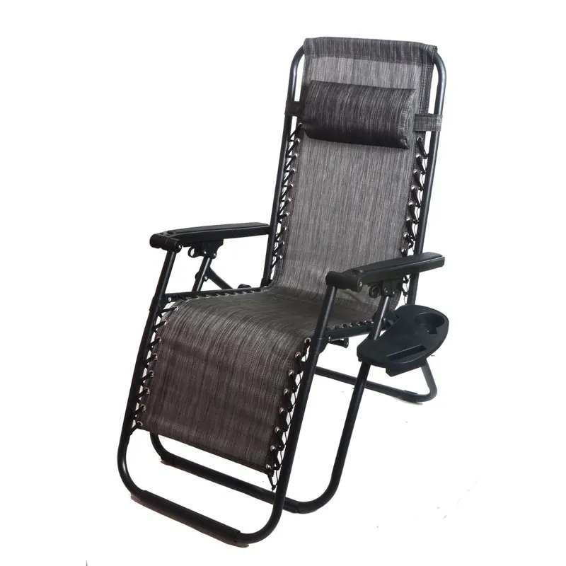 Backyard Expressions Zero Gravity Folding Chair - Grey