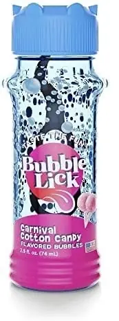 Bubble Lick Flavored Edible Bubbles - Carnival Cotton Candy