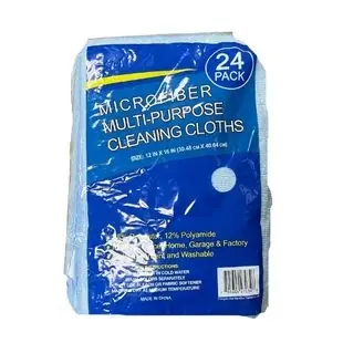 Microfiber Multi-Purpose Cleaning Cloths - 24 Pack
