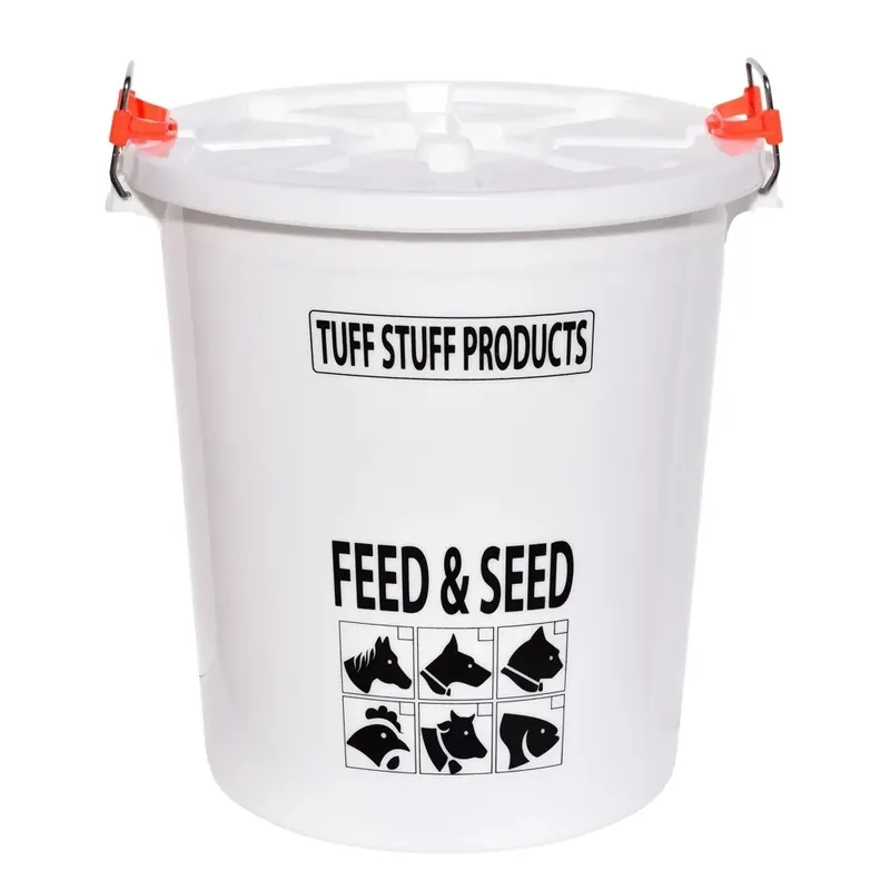 Tuff Stuff 17 Gal. Feed & Seed Bucket With Locking Lid