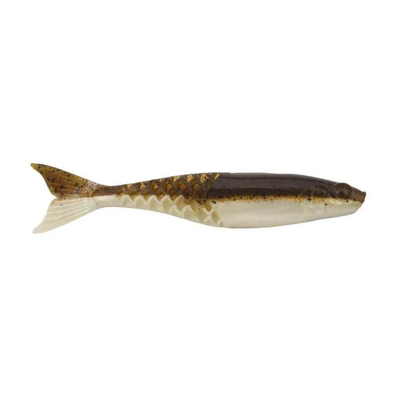 Berkley PowerBait® PowerStinger 3.5" Green Pumpkin White Pearl