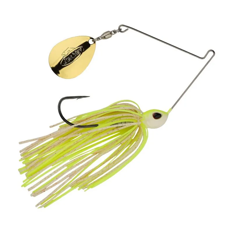 Berkley Power Blade Standard 3/16 SpinnerBait White Chartreuse Gold