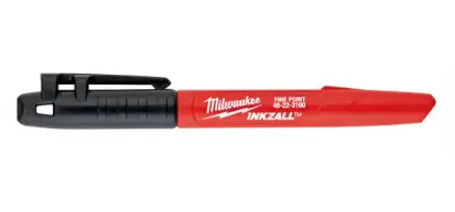 Milwaukee INKZALL™ Fine Point Jobsite Markers 2pk