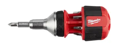 Milwaukee 8-in-1 Compact Ratcheting Multi-bit Driver