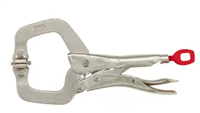 Milwaukee 6" Torque Lock Locking C-Clamp with Swivel Jaws
