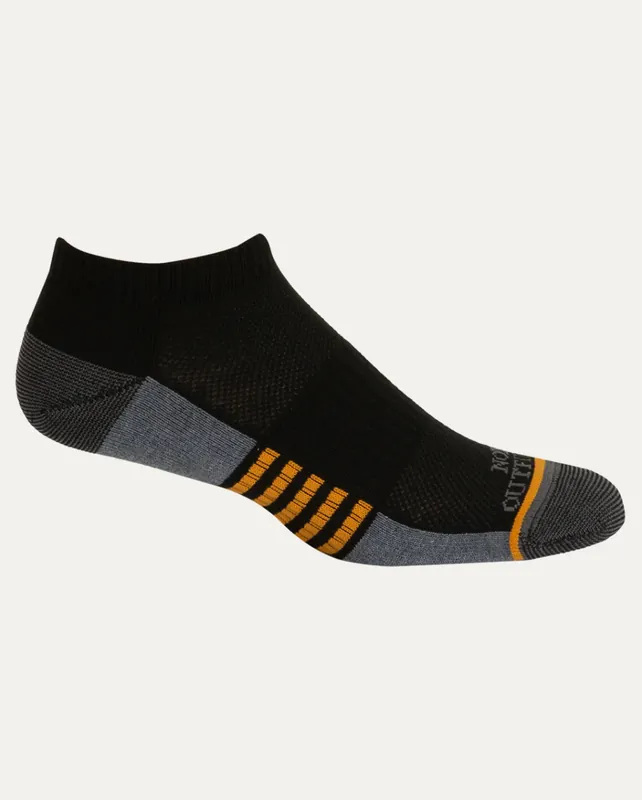 Noble Outfitters Men‘s Durable Ankle Sock Black - Large 3Pk