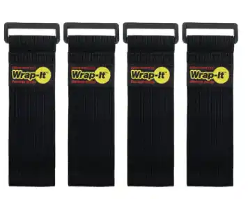 Wrap- It Storage Super-Stretch Storage Straps - 12-in. (4-Pack)