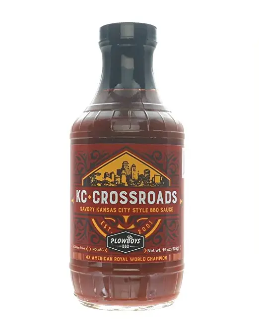 KC Crossroads Plowboys Barbeque BBQ Sauce - 19oz
