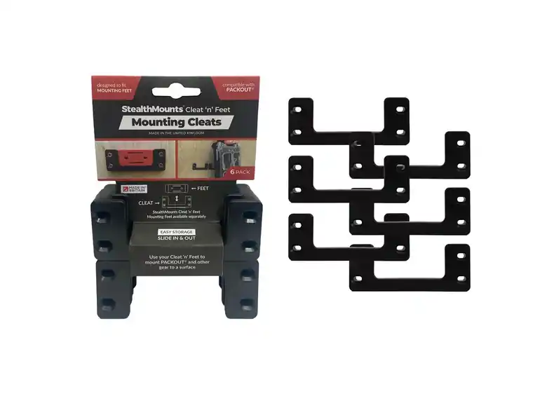 StealthMounts Cleat ‘n‘ Feet Mounting Cleats 6 Pack