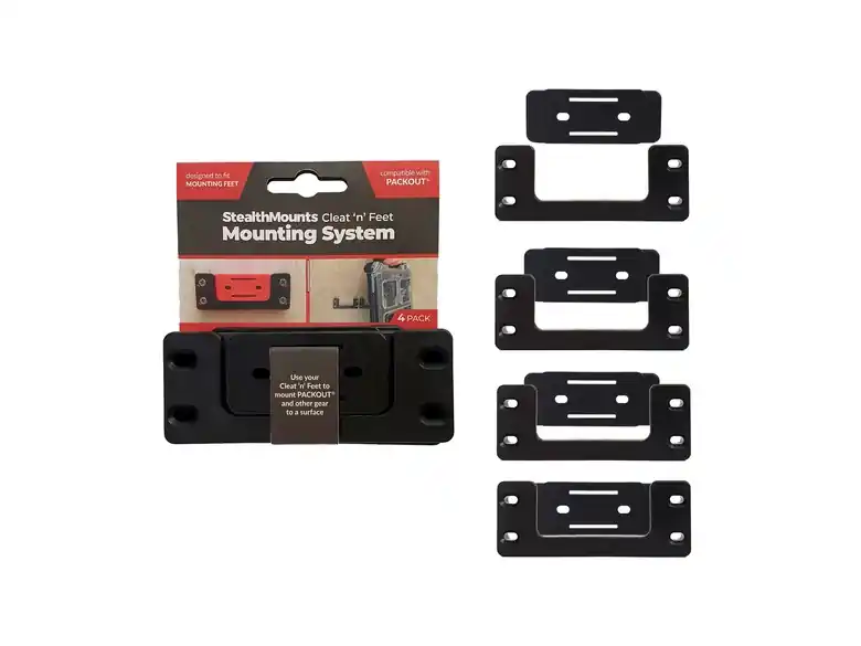 StealthMounts Cleat ‘n‘ Feet Mounting System 4 Pack