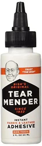 Tear Mender Instant Fabric and Leather Adhesive - 2 oz Bottle