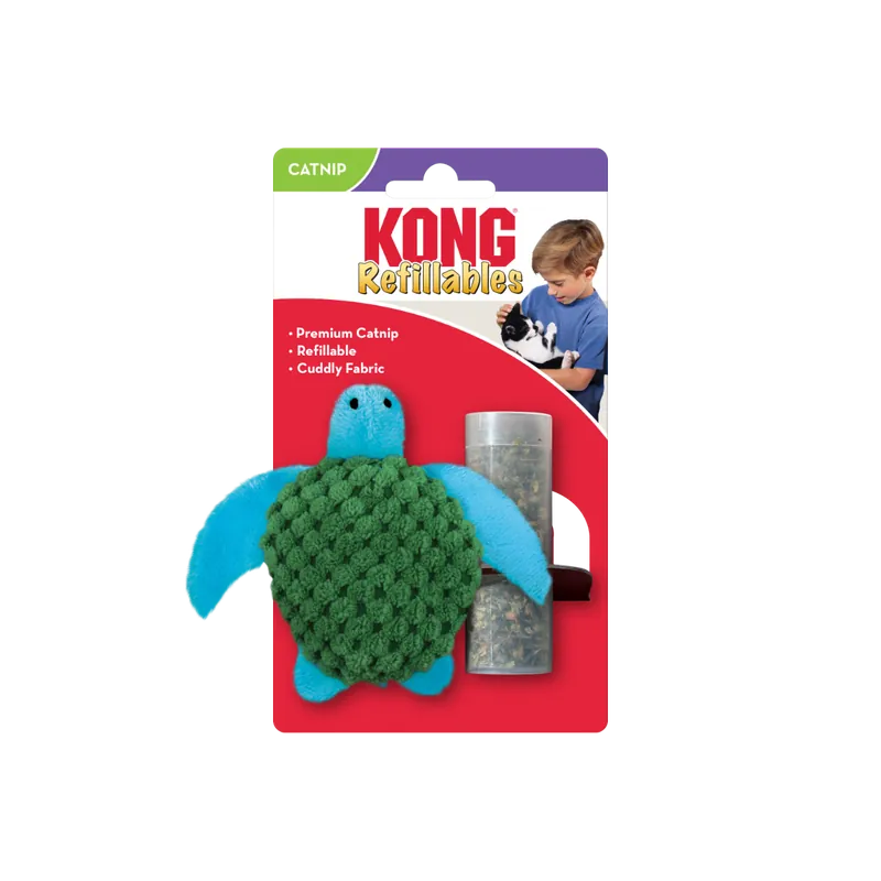 Kong Refillable Turtle Catnip Toy