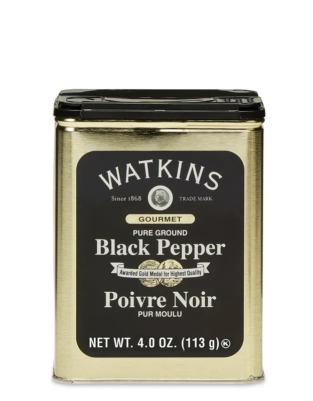 Watkins Black Pepper Pure Ground - 4oz