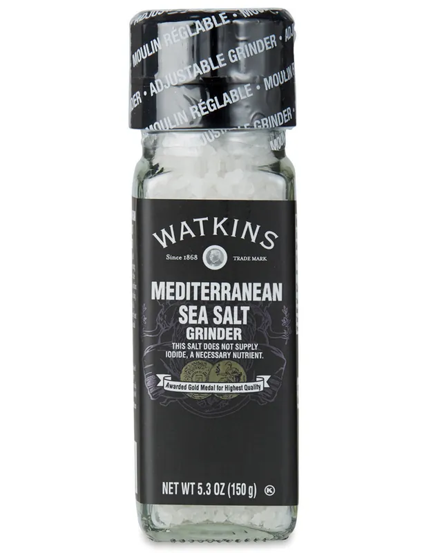 Watkins Mediterranean Sea Salt Grinder - 5.3oz