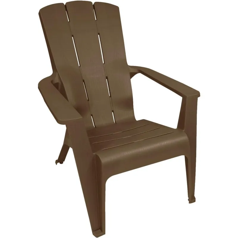 Gracious Living Contour Patio Adirondack Chair - Earth