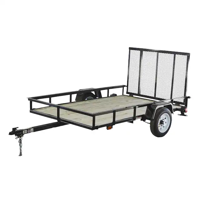 Carry-On Trailer 5-ft x 8-ft 5X8GW2K Treated Lumber Utility Trailer with Ramp Gate