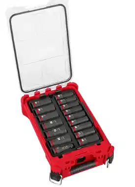 Milwaukee SHOCKWAVE Impact Duty™ Socket 1/2” Dr 16PC MM PACKOUT Set