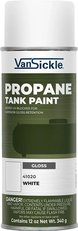 Van Sickle Paint 41020 Propane Tank Paint - Gloss White - 12 oz Spray