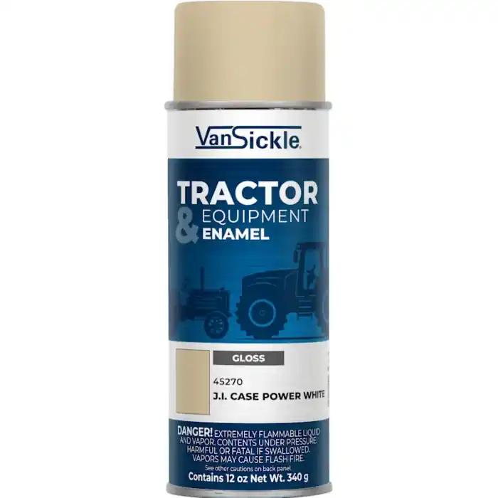 Van Sickle Paint 45270 Tractor & Equipment Enamel Gloss Paint - J.I. Case Power White - 12 oz Spray