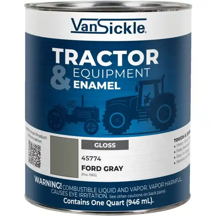 Van Sickle Paint 45774 Tractor & Equipment Enamel Gloss Paint - Ford Gray (Pre-1965) - 1 Quart