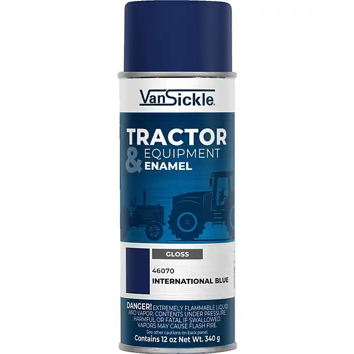 Van Sickle Paint 46070 Tractor & Equipment Enamel Gloss Paint - International Blue - 12 oz Spray