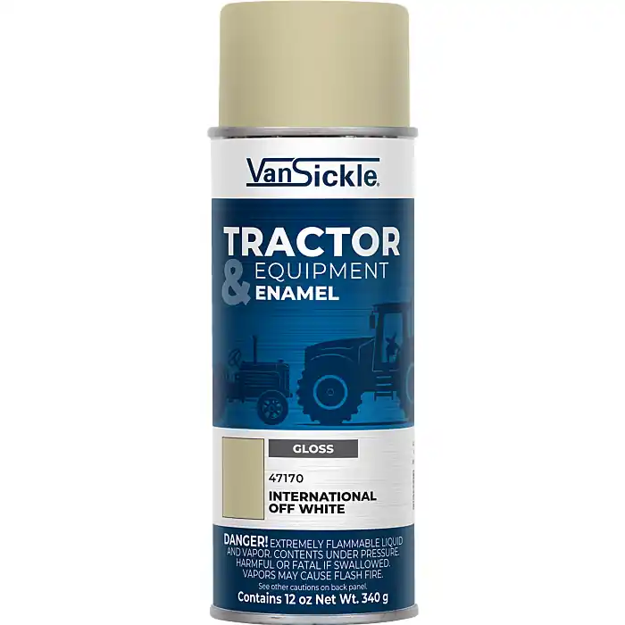 Van Sickle Paint 47170 Tractor & Equipment Enamel Gloss Paint - International Off White - 12 oz Spray
