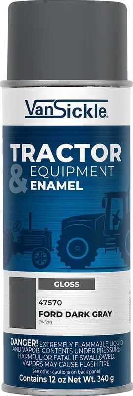 Van Sickle Paint 47570 Tractor & Equipment Enamel Gloss Paint - Ford Dark Gray (9N/2N) - 12 oz Spray