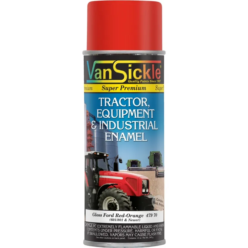 Van Sickle Tractor, Equipment & Industrial Ford Red-Orange - Spray Paint
