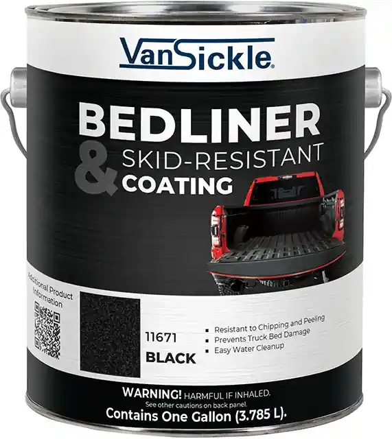 Van Sickle Paint 11671 Bedliner & Skid-Resistant Coating - Black - 1 Gallon