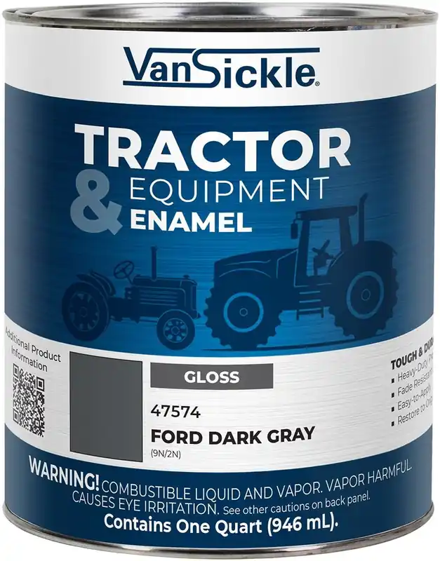 Van Sickle Paint 47574 Tractor & Equipment Enamel Gloss Paint - Ford Dark Gray (9N/2N) - 1 Quart