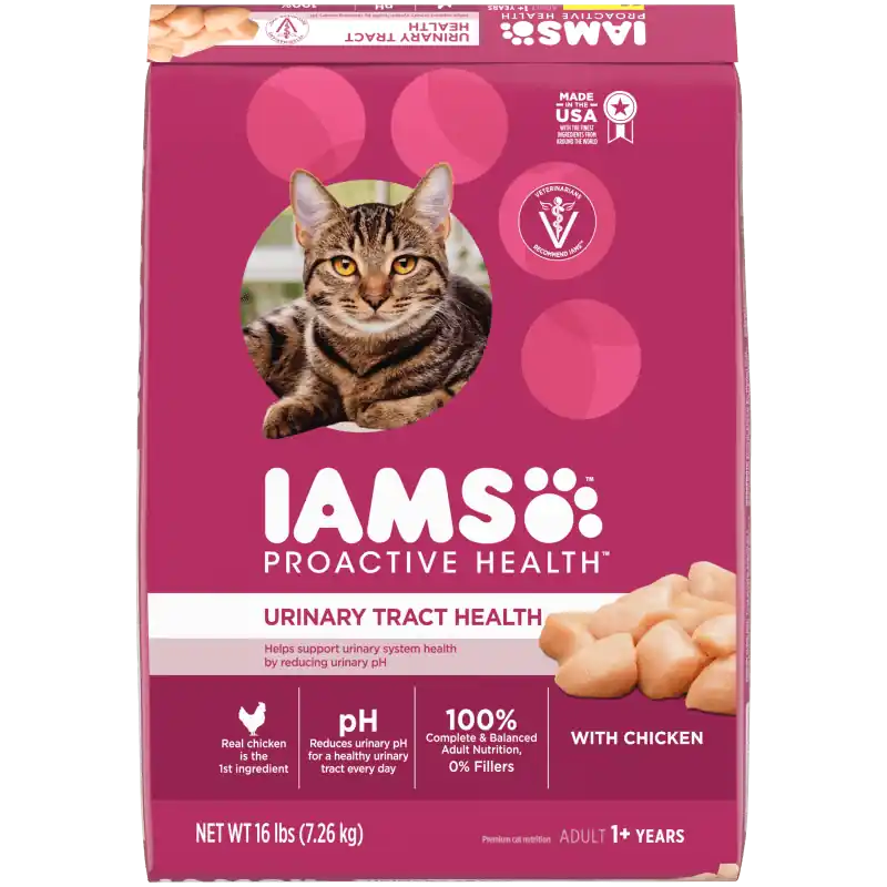 IAMS Proactive Health Urinary Tract Health with Chicken Recipe - 16lbs