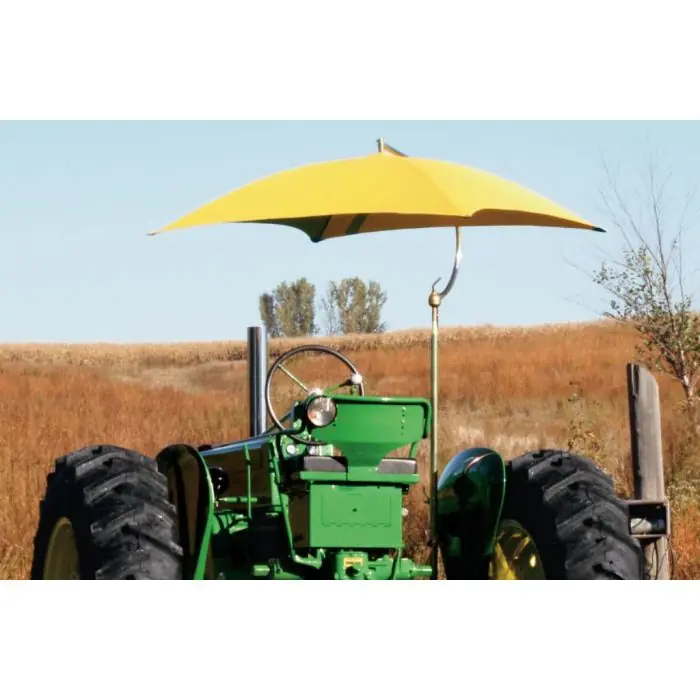 Femco Complete Yellow Canvas Umbrella Frame & Mounting Bracket