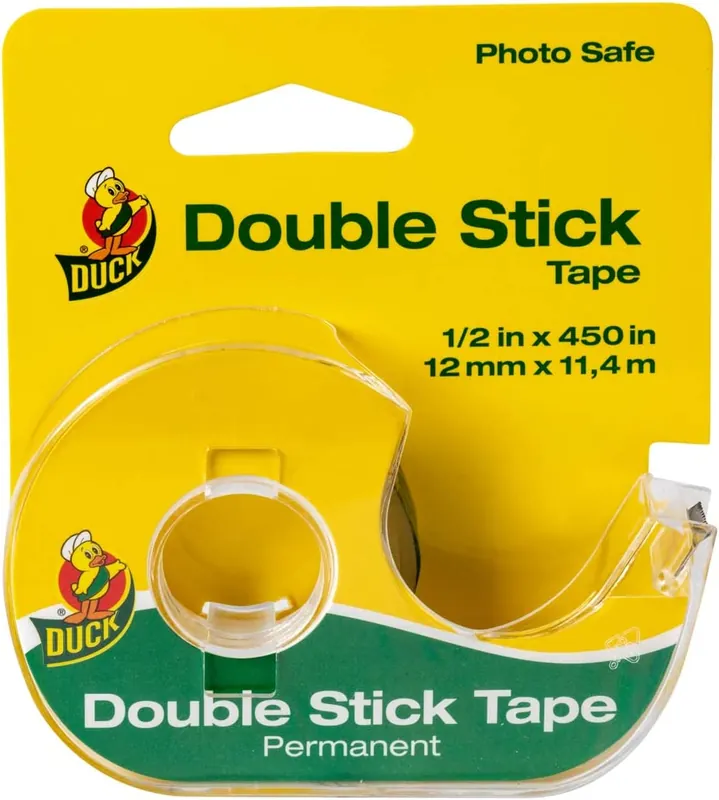 Duck Brand Double Stick Permanent Tape 1/2-by-450-Inch