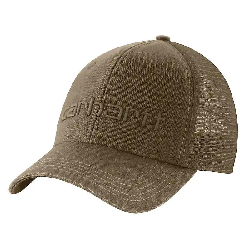Carhartt 101195 Men‘s Mesh-Back Logo Graphic Cap - One Size Light Brown