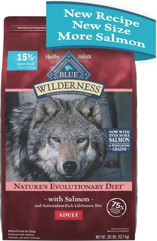 Blue Buffalo Wilderness Salmon With Grain Adult Dog Dry Food