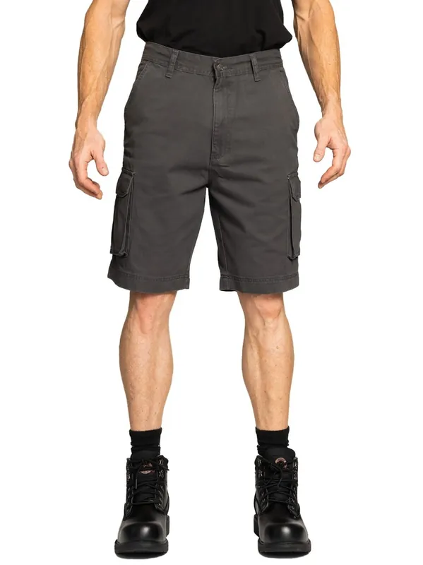 Full Blue Men‘s Cargo Shorts - Grey