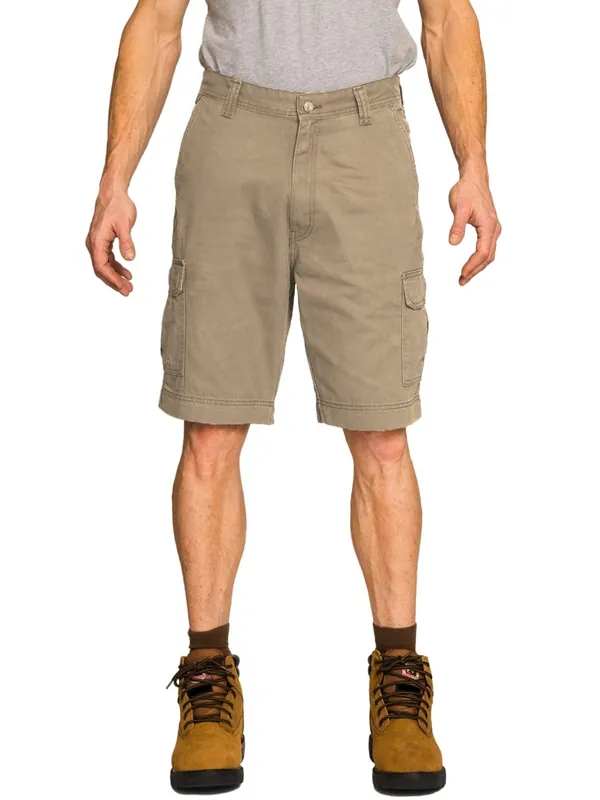 Full Blue Men‘s Cargo Shorts - Khaki
