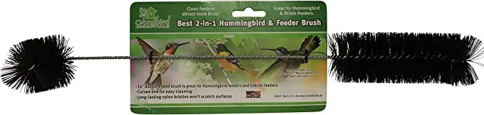 Songbird ESSENTIALS Best Two-In-One Hummingbird and Feeder Brush