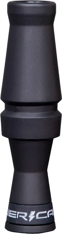 Higdon Outdoors Power Calls Mallard Duck Call, Jolt Black - J-Frame Single Reed