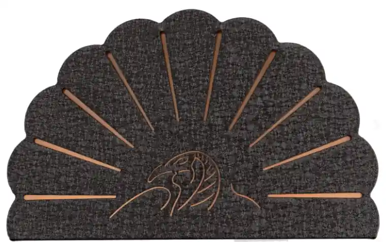 Skull Hooker Turkey Hooker Turkey Fan Mount for Wall or Table