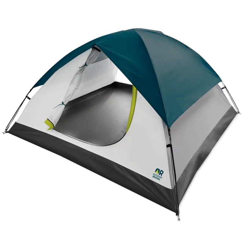 Outdoor Revival Three Person Dome Tent (7x7)
