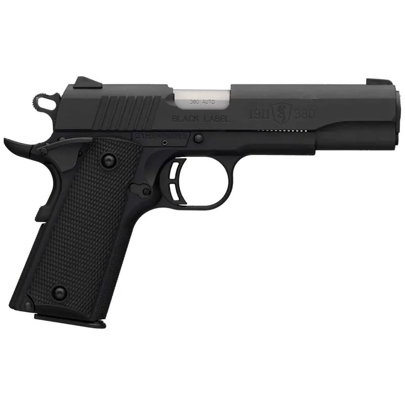 Browning 1911-380 380 Auto (ACP) Black Pistol - 8+1 Rounds