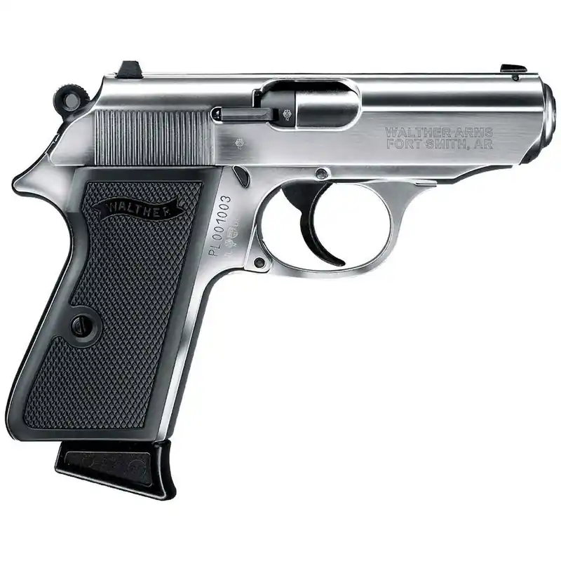 Walther PPK/S 22 Long Rifle 3.3in Nickel Pistol - 10+1 Rounds
